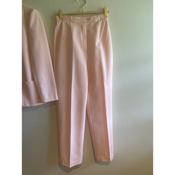 Baby pink polyester 70s disco suit vintage - Picture 3 of 7